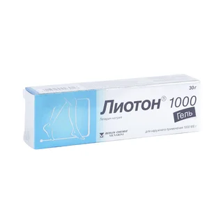 Лиотон 1000 гель для наружного применения 1000 ЕД/Г Туба 30 гр