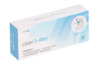 Линзы Clearlab Clear 1-day контактные R 8,8 (диоптрия +5,0) 30 шт