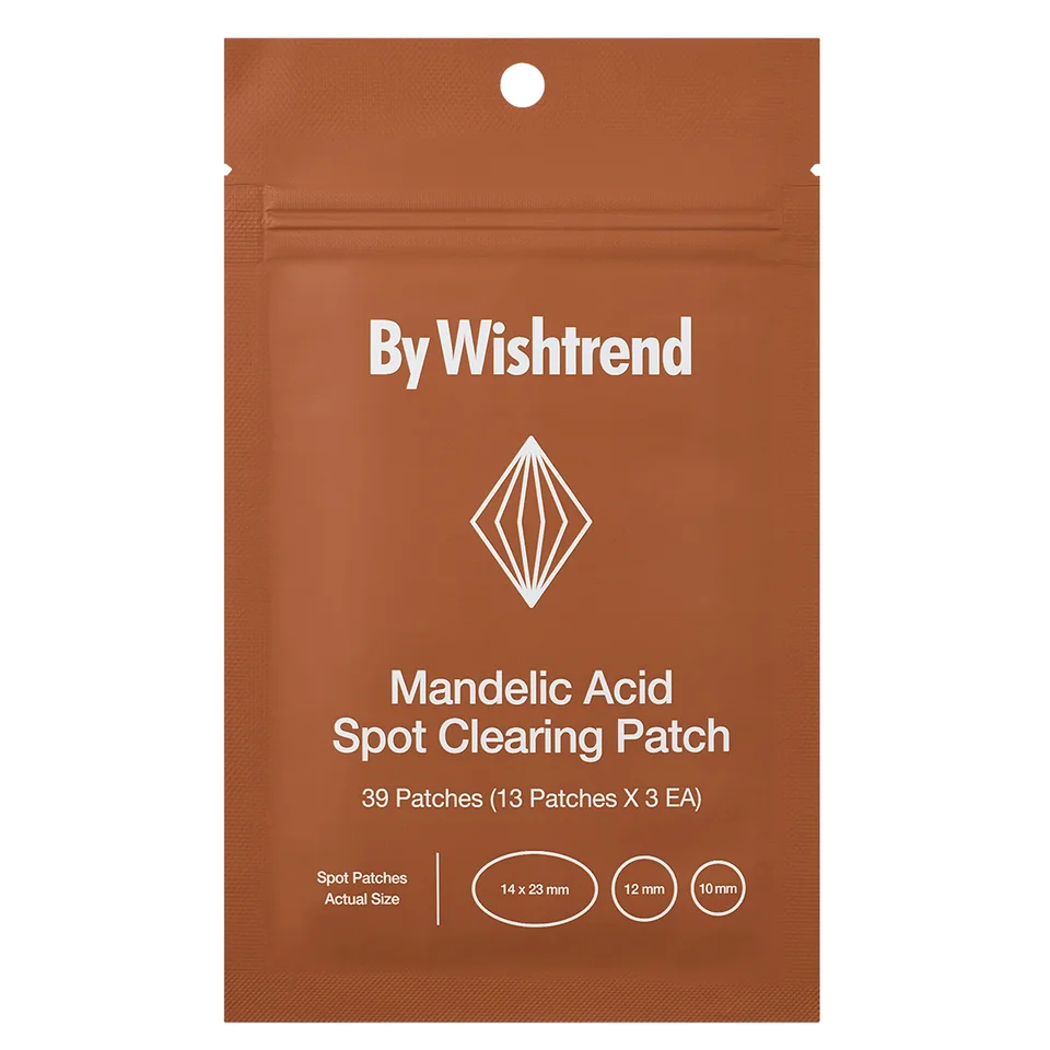 Патчи с миндальной кислотой против воспалений Mandelic Acid Spot Clearing Patch, 39 патчей, BY Wishtrend