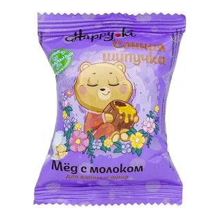 Средство для ванн Катрин шипучее детское хеппики сонная шипучка 40 гр
