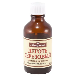 Мирролла Деготь Березовый флакон 40 мл