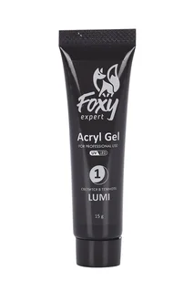 Акрил-гель Foxy Expert Lumi светится в темноте 15 гр