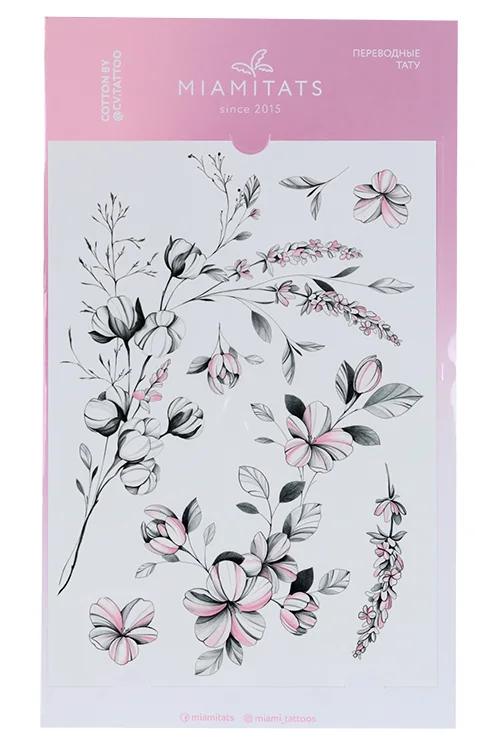 Тату переводные Miamitats Cotton (maxi) (1787)