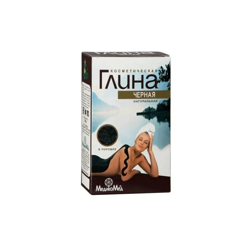 Глина Черная Косметическая 100 гр