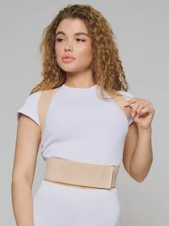 Корректор осанки Эласма Lycra С 810 бежевый р 1