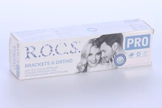 Зубная паста R.O.C.S. pro brackets & ortho для брекетов, 74 г
