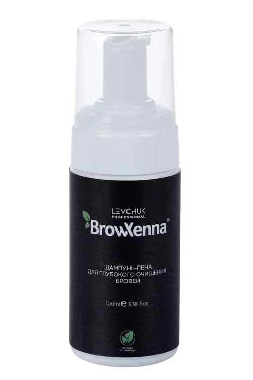 Шампунь-пена Browxenna Brow Henna для глубокого очищения бровей 100 мл