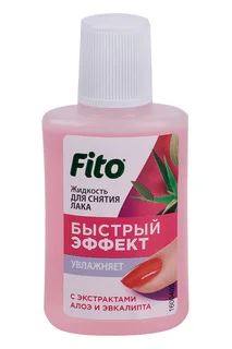 Жидкость для снятия лака Fitoкосметик Быстрый эффект с экстрактами алоэ / эвкалипта 30 мл