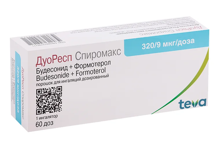 ДуоРесп Спиромакс порошок 9 мкг / доза 60 шт