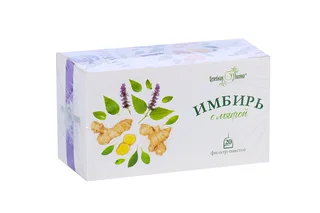 Имбирь с мятой, 1,5 г, 20 шт, фильтр-пакет