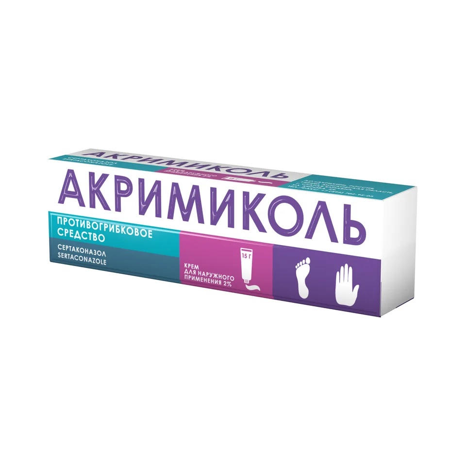 Акримиколь крем 2 % 15 г