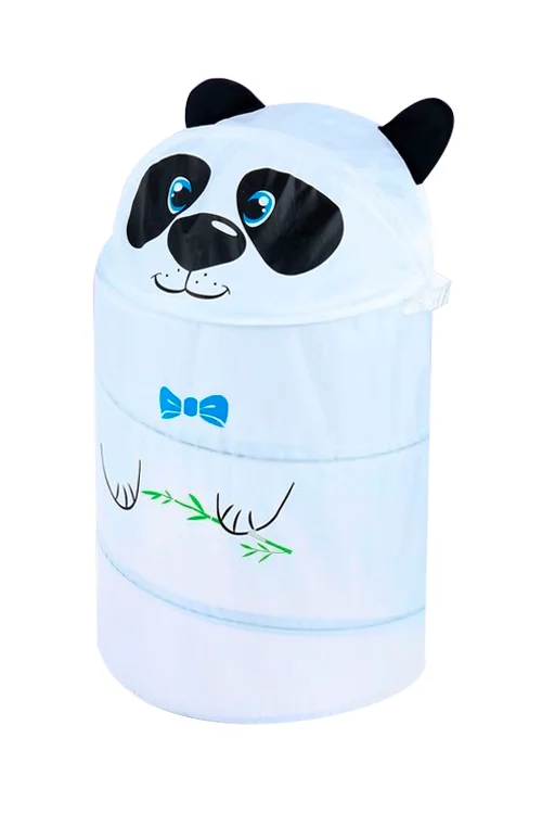 Корзина для игрушек Школа талантов Панда с ручками 33,7×33,7×55 см