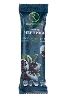 Батончик Рационика Лайт глазир со вкусом черники 45 гр