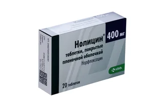 Нолицин 400 мг 20 шт таблетки покрытые пленочной оболочкой