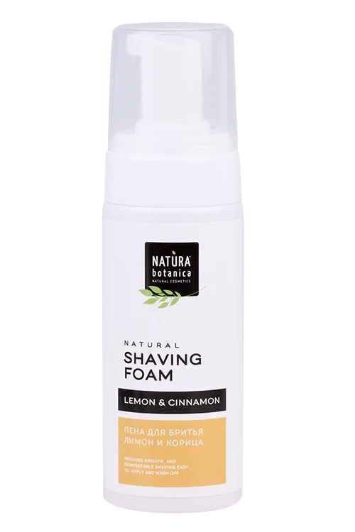 Пена Natura Botanica Лимон и корица для бритья 150 мл