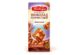 Шоколад пористый Классик молочный 65 гр