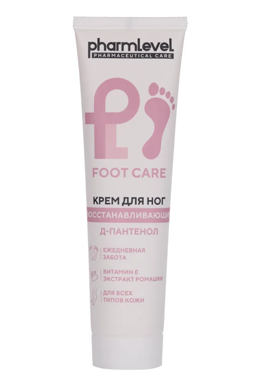 Крем Pharmlevel Foot Care Пантенол / Вит Е восстан 100 мл