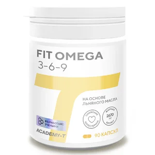 Омега 3-6-9 Фитнес Формула (Fitness Formula), 90 капсул, Академия-Т