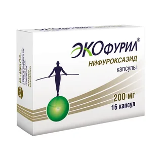 Экофурил капсулы 200 мг 16 шт