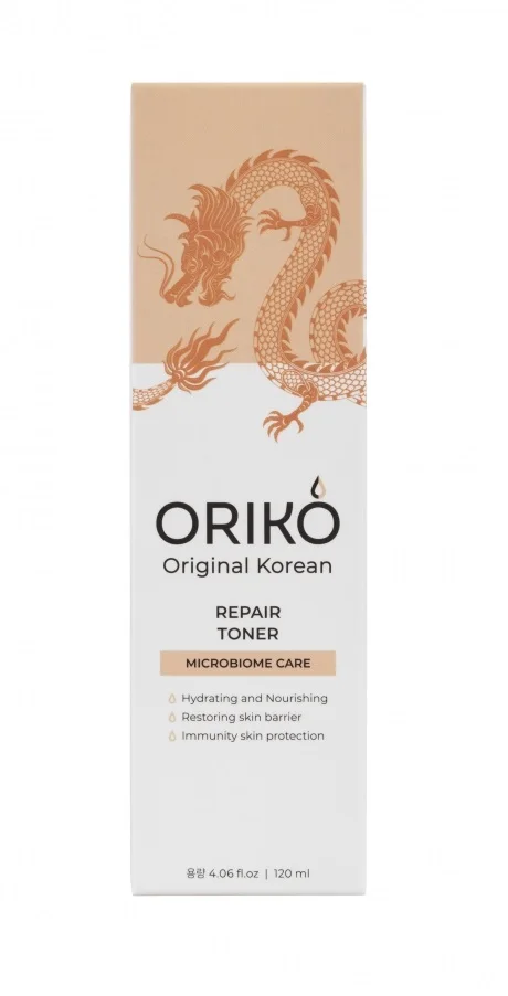Тонер Oriko Repair toner Microbiome care восстанавливающий микробиом кожи для лица, 120 мл