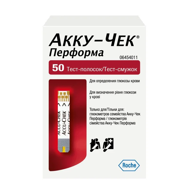 Акку-Чек Перформа Тест-Полоски 50 шт
