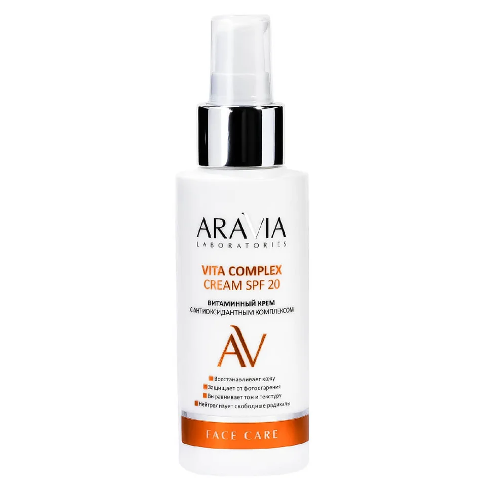 "Aravia Laboratories" Витаминный крем с антиоксидантным комплексом Vita Complex Cream SPF 20 100 мл
