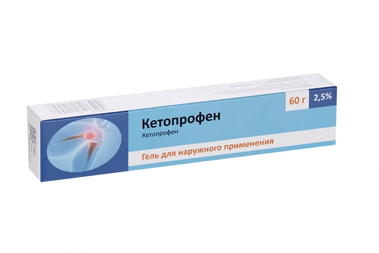 Кетопрофен гель 2.5 % 60 г