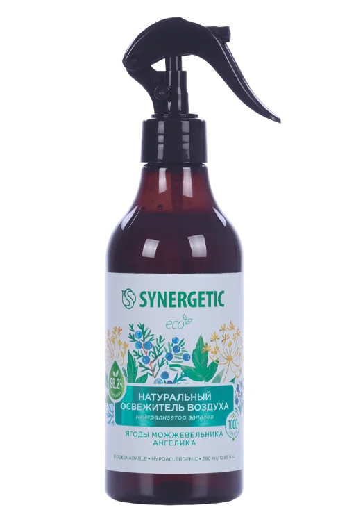 Освежитель воздуха Synergetic Ягоды можжевельника и ангелика 380 мл