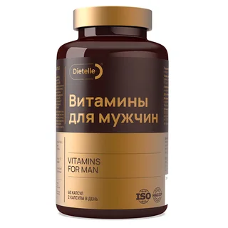 Витамины для мужчин, 60 капсул, Dietelle Expert