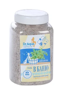 Скраб Dr Aqua Соль В Баню морская / природная 850 гр