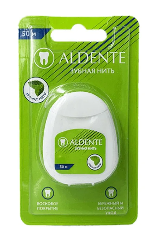 Альденте Нить Зубная Мята 50М