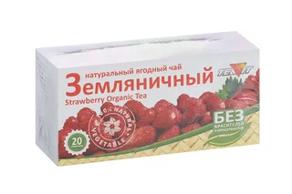 Чай Тиавит Земляничный, 1,8 г, 20 шт
