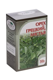 Грецкий орех 50 гр листья измельченные
