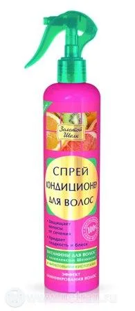 Золотой Шелк Спрей-Кондиционер для Волос Эффект Ламинирования 190 мл