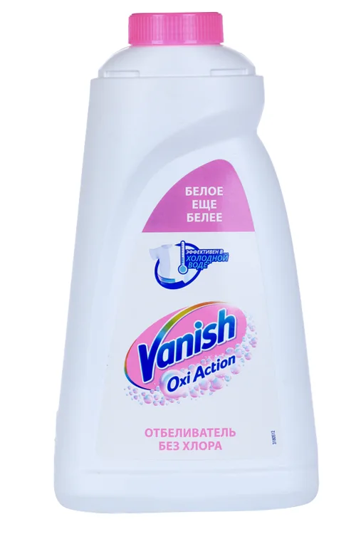 Отбеливатель Vanish Oxi Action белое еще белее жидкий без хлора 1 л