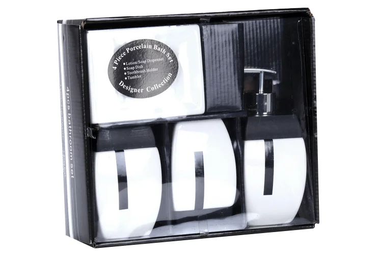 Набор аксессуаров для ванной комнаты Гармония дозатор 400 мл / мыльница/2 стакана