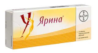 Ярина 3 мг+ 0,03 мг 21 шт таблетки покрытые пленочной оболочкой