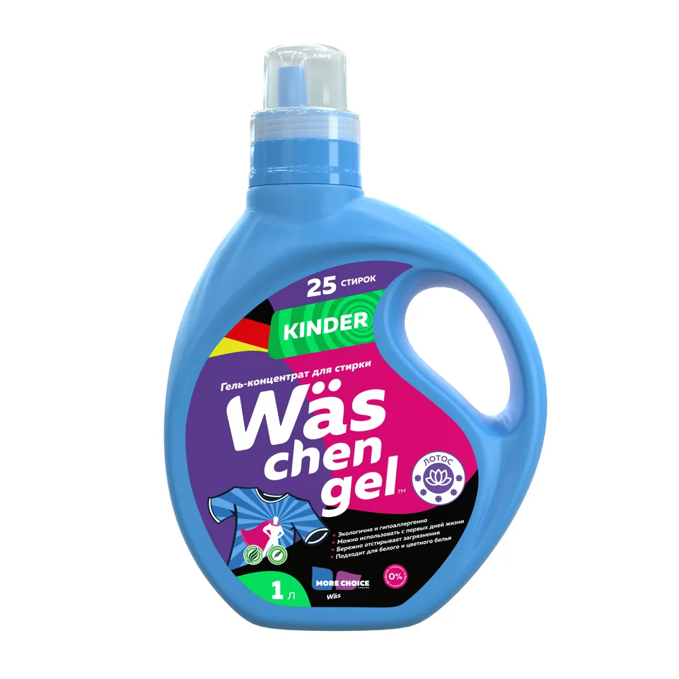 Гель для стирки детского белья Was chen gel Kinder 1 л