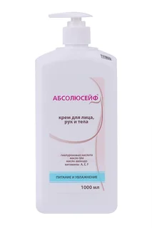 Крем Абсолюсейф питание / увлажнение с дозатором для лица / рук / тела 1 л