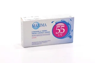 Линзы Maxima 55 UV контактные R 8,6 DIA 14,2 (диоптрия -4,25) 6 шт