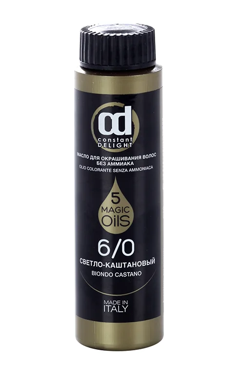 Масло Constant Delight Magic Oils для окрашивания волос 6/0 светло-каштановый 50 мл