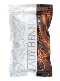 Хна натуральная коричневая Lady Henna 100 гр