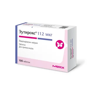 Эутирокс 112 мкг 100 шт таблетки