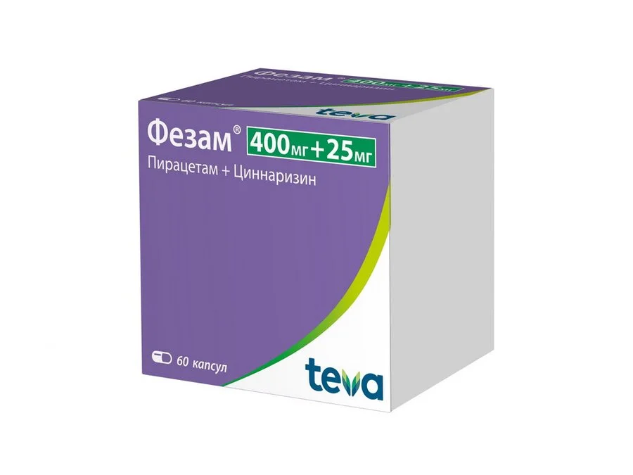 Фезам капсулы 400 мг 60 шт