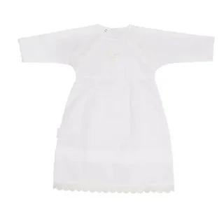 Рубашка крестильная Lucky Child для мальчика 62-68 см р 20 белая