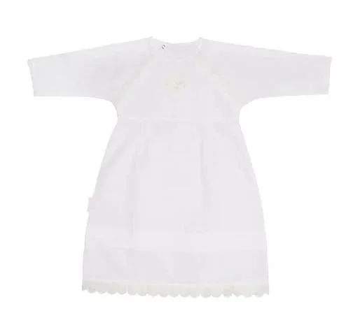 Рубашка крестильная Lucky Child для мальчика 62-68 см р 20 белая