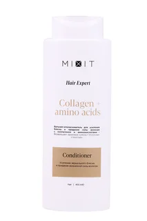 Бальзам-ополаскиватель Mixit Hair Expert блеск / сила волос с коллаг / аминокисл для волос 400 мл