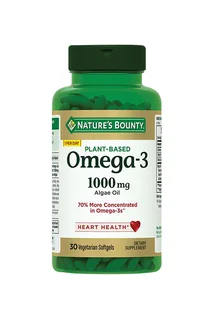 Омега-3 Natures Bounty из морских водорослей, 1 630 мг, 30 шт, капсулы