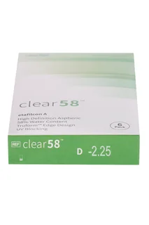 Линзы Clearlab Clear58 контактные R 8,3 (диоптрия -2,25) 6 шт