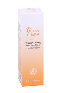 Тонер Queen Charm с витаминами 10% для сияния кожи 120 мл